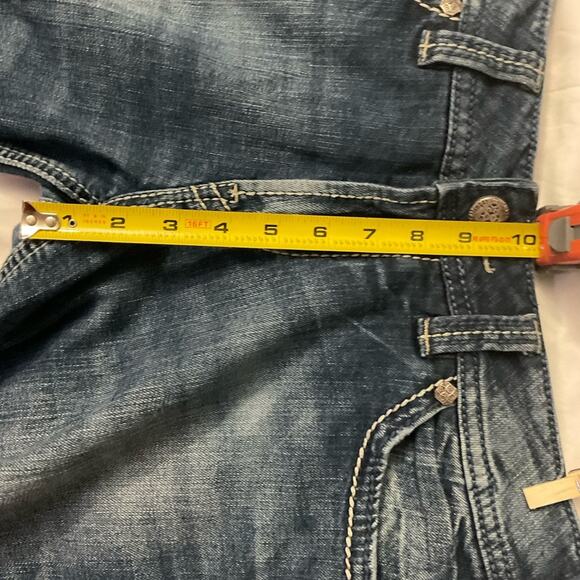 Men's Silver Suki Surplus Jeans W32/L32 Western Boho Classic Festival Rocker - Picture 6 of 12